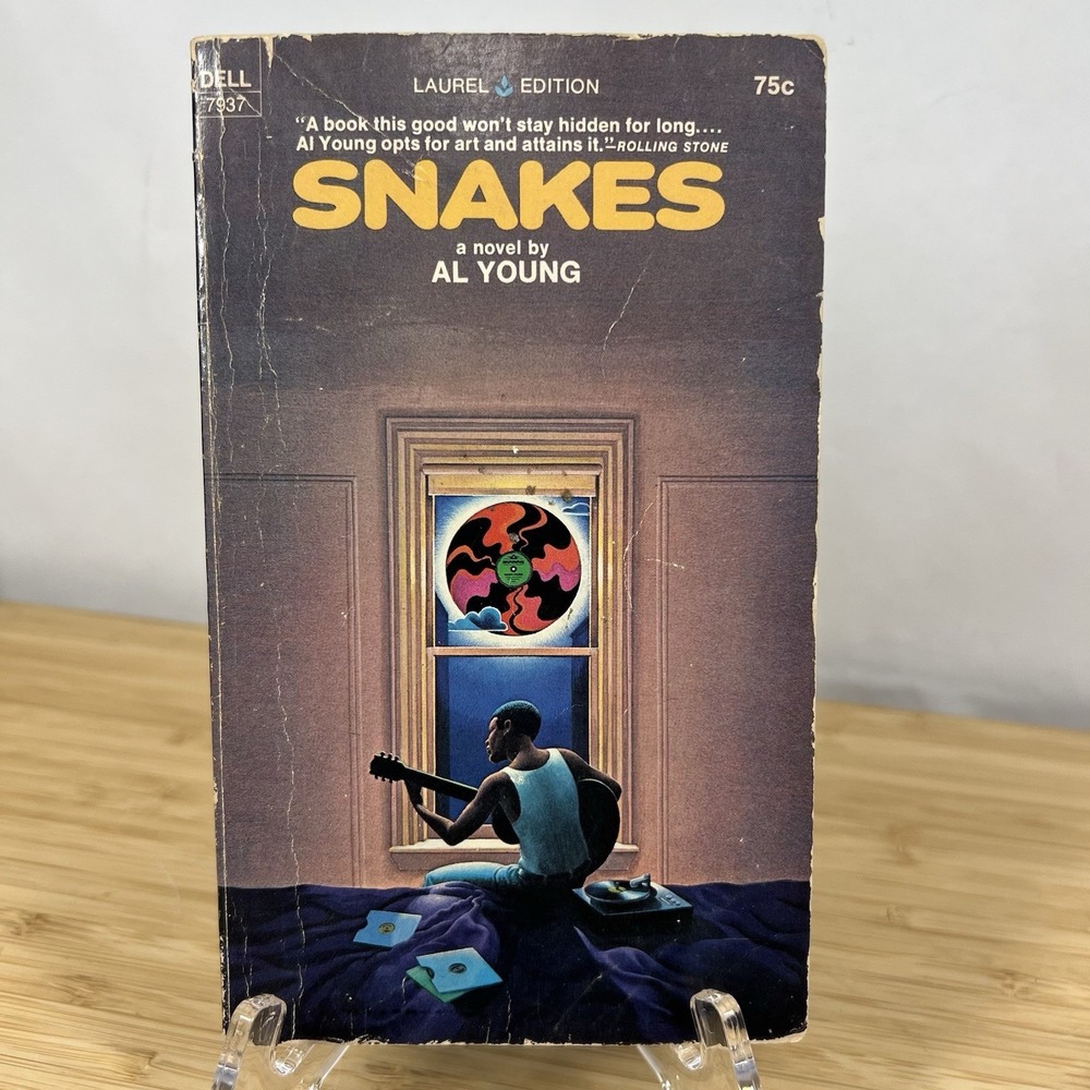 Al Young Snakes 1972 First Laurel‎ Edition Paperback Vintage Novel Dell Book